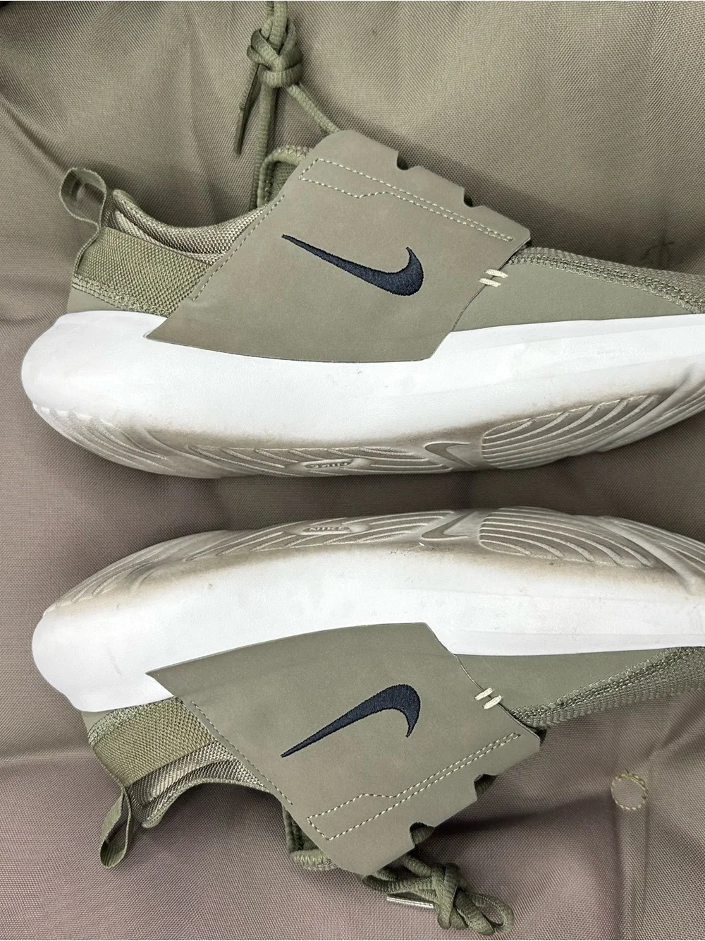 Nike E series AD medium olive green mens active running shoes size 10